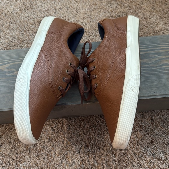 Sperry Men's Brown Leather Shoes - Picture 4 of 8
